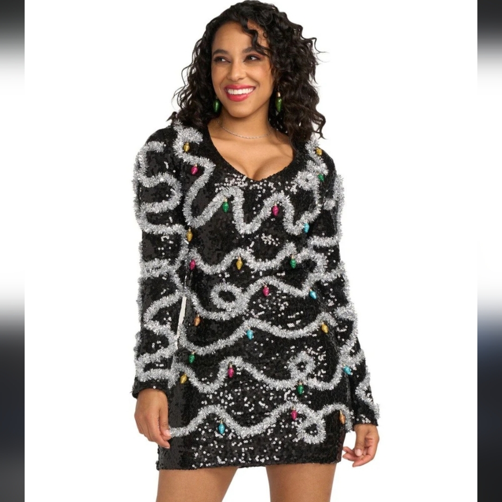Tipsy Elves Ugly Christmas Sweater Dress